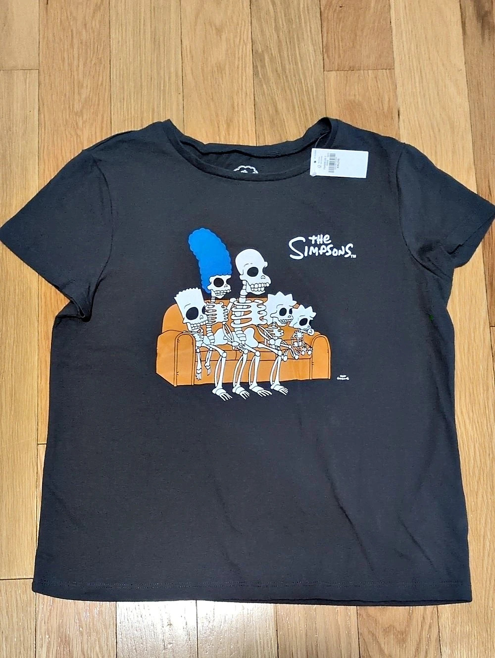 The Simpsons Skeleton Family Couch T-Shirt - Old Navy